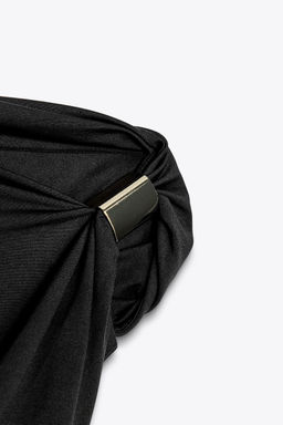 ASYMMETRIC POLYAMIDE TOP - Zara фото 36
