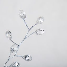 Цветок декоративный стеклярус 50 см на подставке / SA20227/2 /уп 50/200/* - Галеонтрейд фото 4