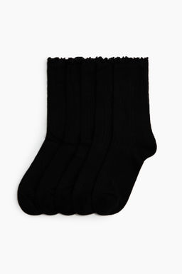 Pack de 5 calcetines en punto pointelle - H&m фото 3