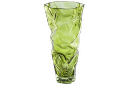 Ваза 16*16*32 см 2,5 л, зеленый, стекло