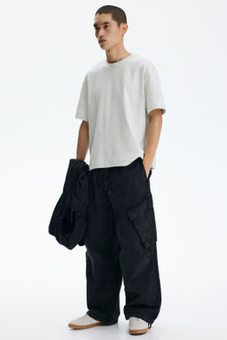 Camiseta interlock Loose Fit - H&m фото 9