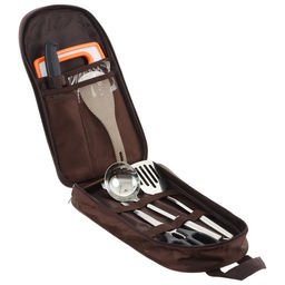 Набор для пикника Maclay: доска, 2 лопатки, ножницы, половник, вилка, нож фото 4