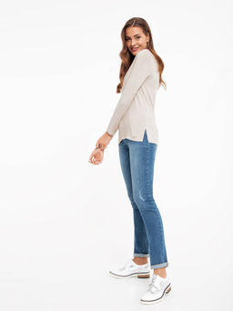 CONTE Экстрамягкий джемпер из пряжи с модалом 030 бежевый - Conte elegant фото 3