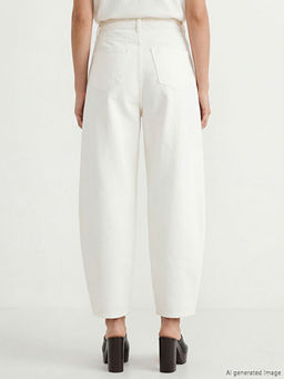 Barrel Fit Kad?n Jean Pantolon