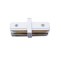 UBX-Q122 G11 WHITE 1 POLYBAG Соединитель для 2-х шинопроводов типа G, прямой внутренний. Однофазный. Белый. ТМ Volpe.