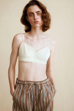 TOP POPEL?N CREATED BY CARAMEL LONDON X ZARA / Amarillo claro