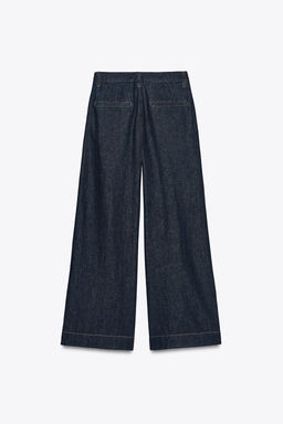 Z1975 WIDE-LEG MID-WAIST JEANS - Zara фото 3