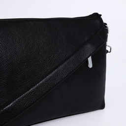 Сумка кросс-боди на молнии, цвет чёрный - Simaland фото 4