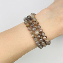 Бусины для украшений из Лунного камня (60 бусин) 39 см