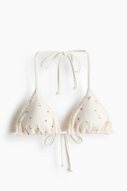 Top de bikini triangular con relleno - H&m фото 2