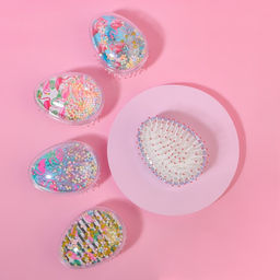 Расчёска - шейкер, 5.5?9(1) см, МИКС