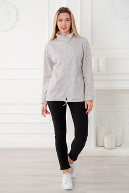 Толстовка женская из футера 2-х нитка Ирма зебра