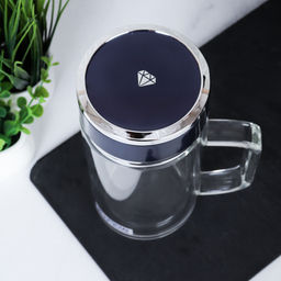 Термокружка 350 мл двойные стенки с металическим ситом / LCWB6224 /уп 50/