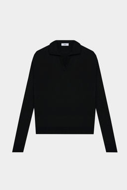 Джемпер с воротником поло