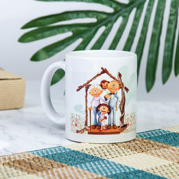 Кружка сублимация Любимому деду, c нанесением