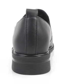 03-M47-20 BLACK Лоферы женские (натуральная кожа)