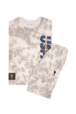 Erkek _ocuk Bej Pijama Tak_m_ Sepette S_rpriz _ndirim