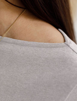 D49.112 Футболка женская кофейный меланж