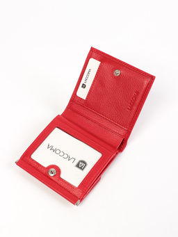 LACCOMA кошелек LA-2076-красный натуральная кожа  фото 4