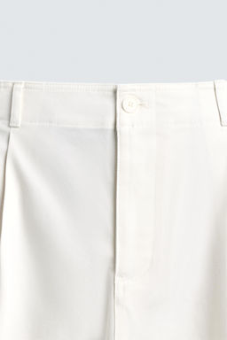 PANTAL?N WIDE FIT PLIEGUES / Crudo - Zara фото 9