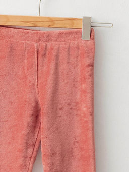 Beli Lastikli Basic Kadife K?z Bebek Tayt - Waikiki фото 3