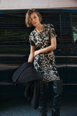 Falda en punto jacquard - H&m фото 2