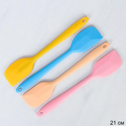 Лопатка кулинарная силиконовая 21х4 см / DF-244 /уп 800/ 0,04