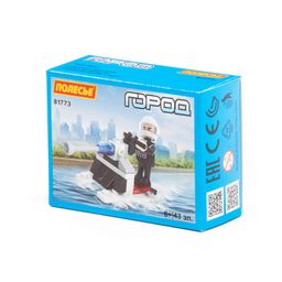 Конструктор Классик Город. Полиция-7 (43 элемента) (в коробке)