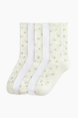 Pack de 5 calcetines en punto pointelle - H&m фото 2