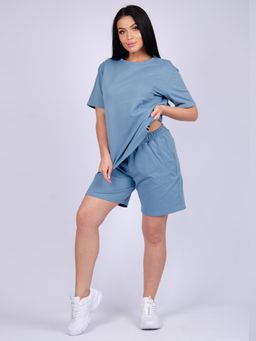 Костюм Лайф сирень, футер с лайкрой - Малина фото 24