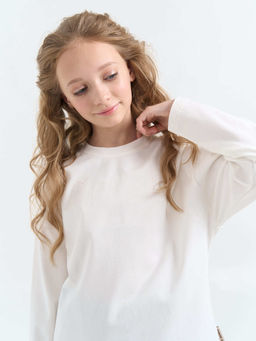 Лонгслив оверсайз Молоко 7+ - Bungly фото 7