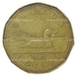 Монета 1 доллар 1987 года Канада