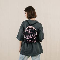 Рюкзак текстильный Art liberty love, 27*10*23 см, - Nazamok фото 13