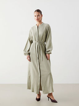 Hakim Yaka M?slin Kad?n G?mlek Elbise