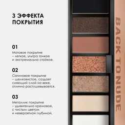Тени MAKEUP STORIES COMPACT тон 001 Снова нюд - Pupa фото 2