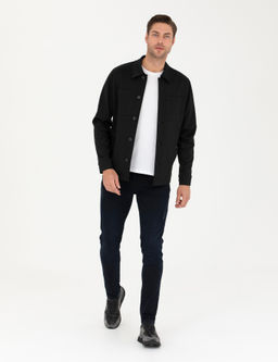 Siyah Regular Fit G_mlek Ceket - Pierre cardin фото 4