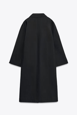 ZW COLLECTION LIMITED EDITION LONG BUTTON TRENCH COAT - Zara фото 10