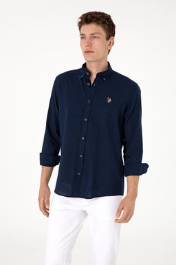 Erkek Lacivert Uzun Kollu G_mlek Sepette S_rpriz _ndirim - U.s. polo assn фото 3