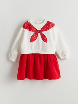 Kurdele Detayl? K?z ?ocuk Elbise