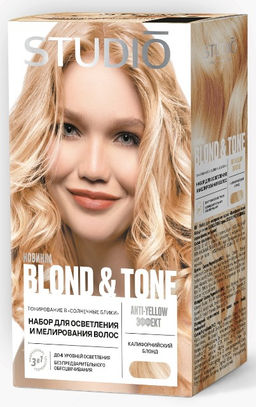 Студио Профешнл "Blond&Tone" Набор для мелирования волос Калифорнийский блонд.6 /459178