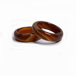 Кольцо из камня гладкое Медовый Агат коричневый привлекает достаток размеры 16-19мм - Сандаловый дом фото 6