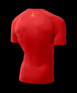 Футболка компрессионная с коротким рукавом JOGEL CAMP PerFormDRY Top SS, красный  фото 2
