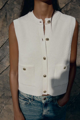 PLAIN KNIT TOP - Zara фото 13