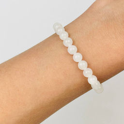 Браслет из Нефрита белого 17,5 см