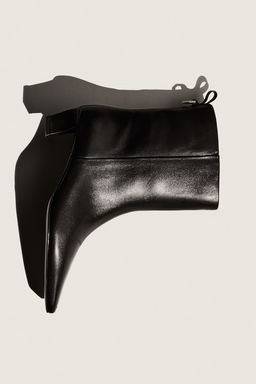 Botines de piel con tacon