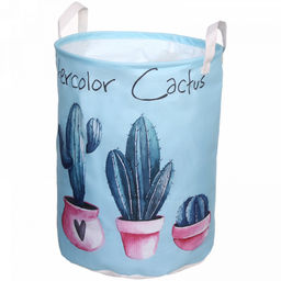 Корзина для хранения круглая Кактусы 44*33 см 418