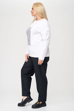 Джемпер SOVA 11204 белый фото 3