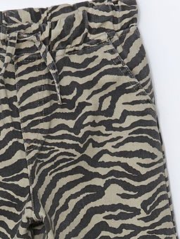 Beli Lastikli K?z ?ocuk Pantolon