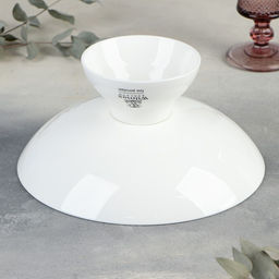 Ваза для фруктов Wilmax Olivia, 24×11.5 см, фарфор, белая