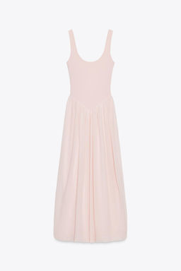 CONTRAST TULLE DRESS - Zara фото 7